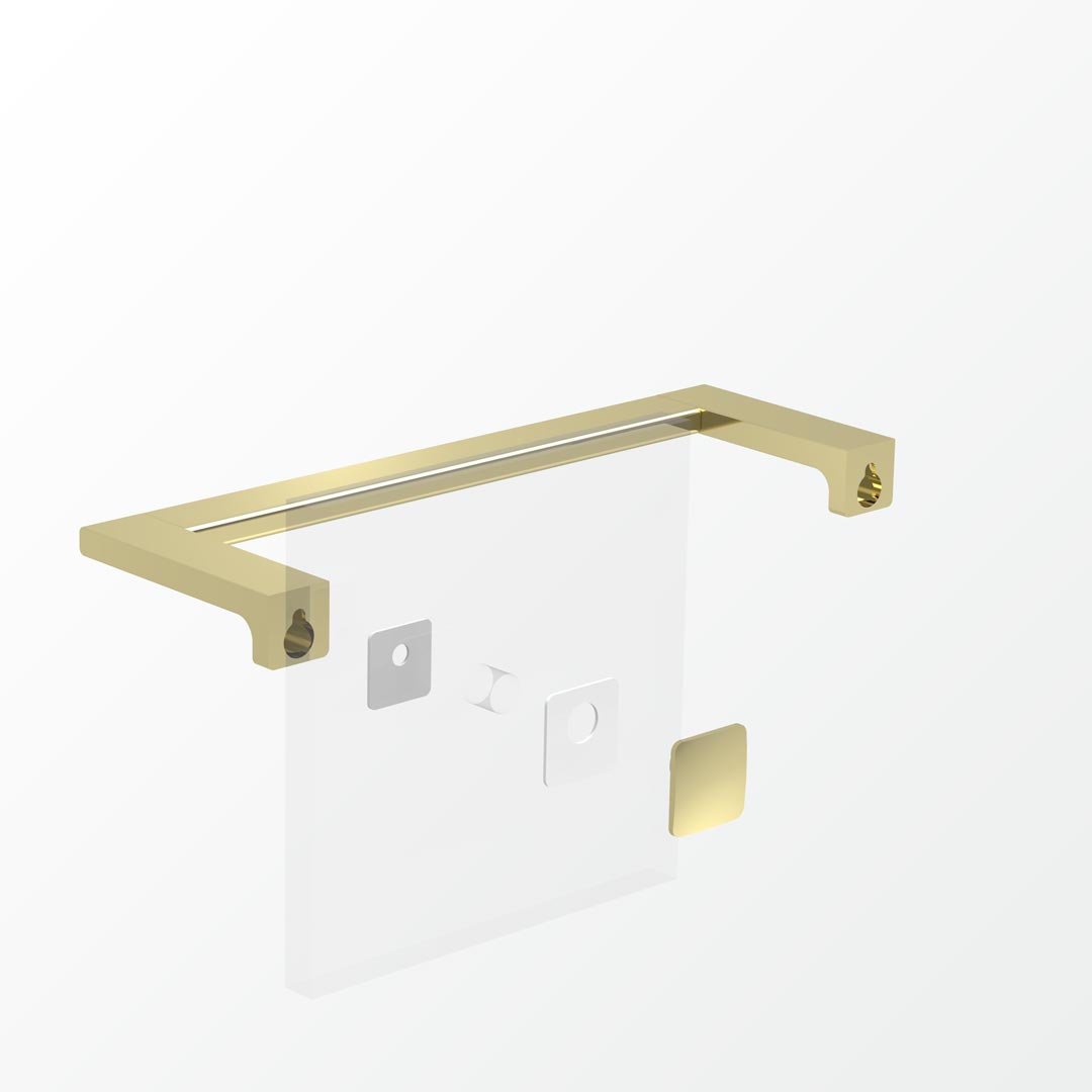 Above Glass Mounting Kit - Single