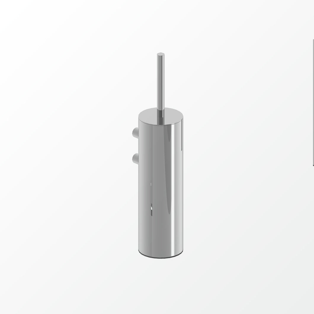 Universal Wall-mount Toilet Brush Set - Round