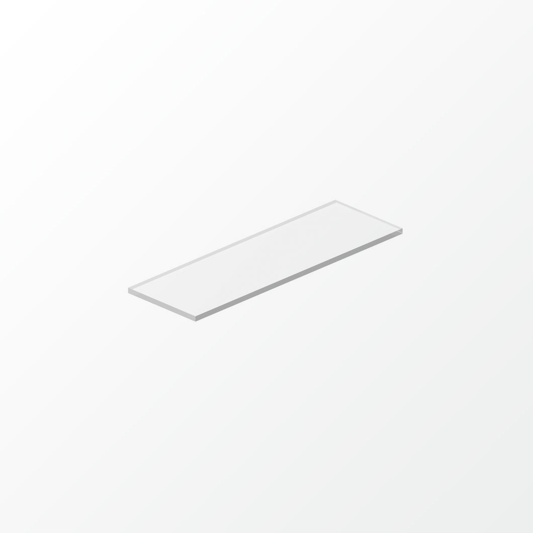 Universal White Glass Shelf Pane - 30cm