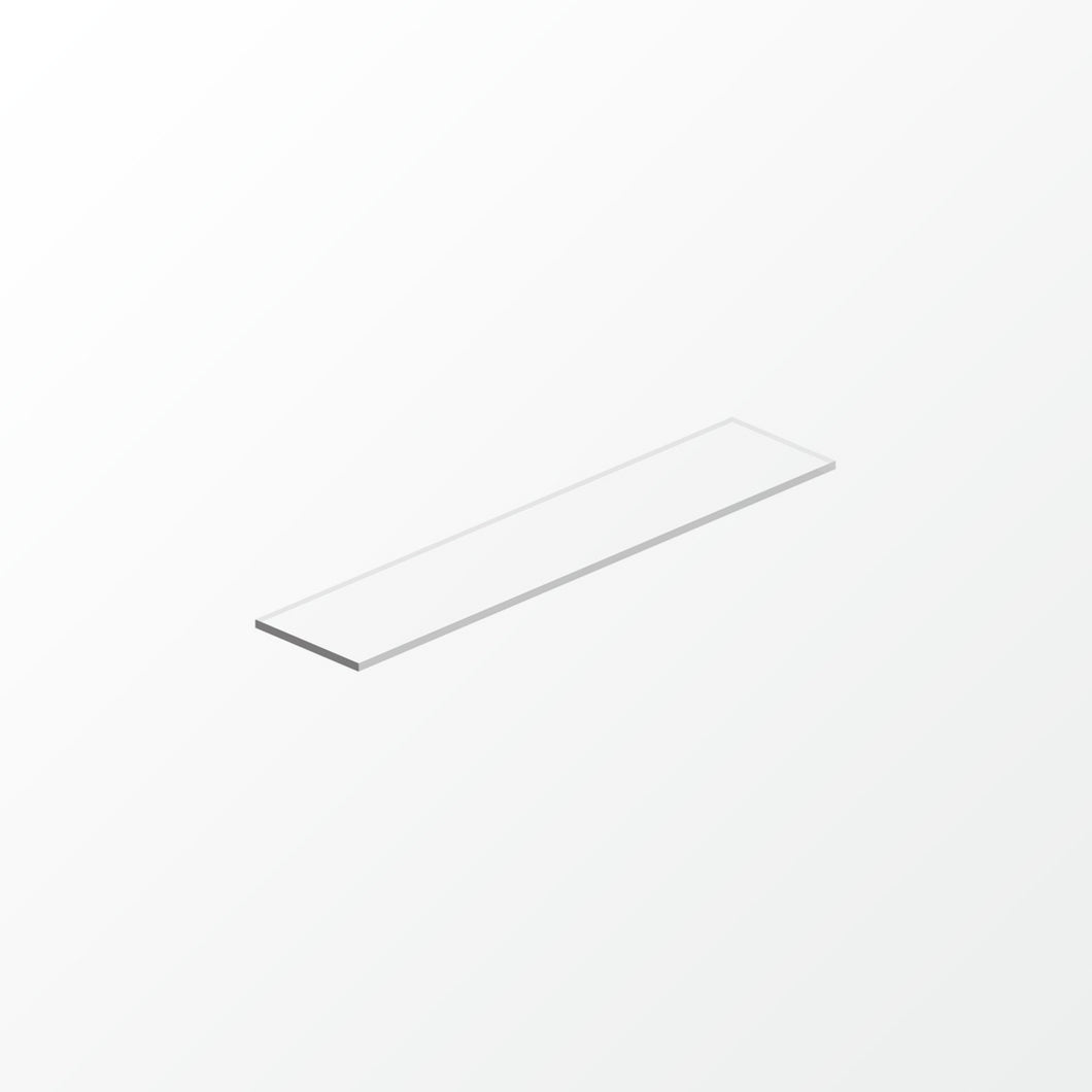 Universal White Glass Shelf Pane - 45cm